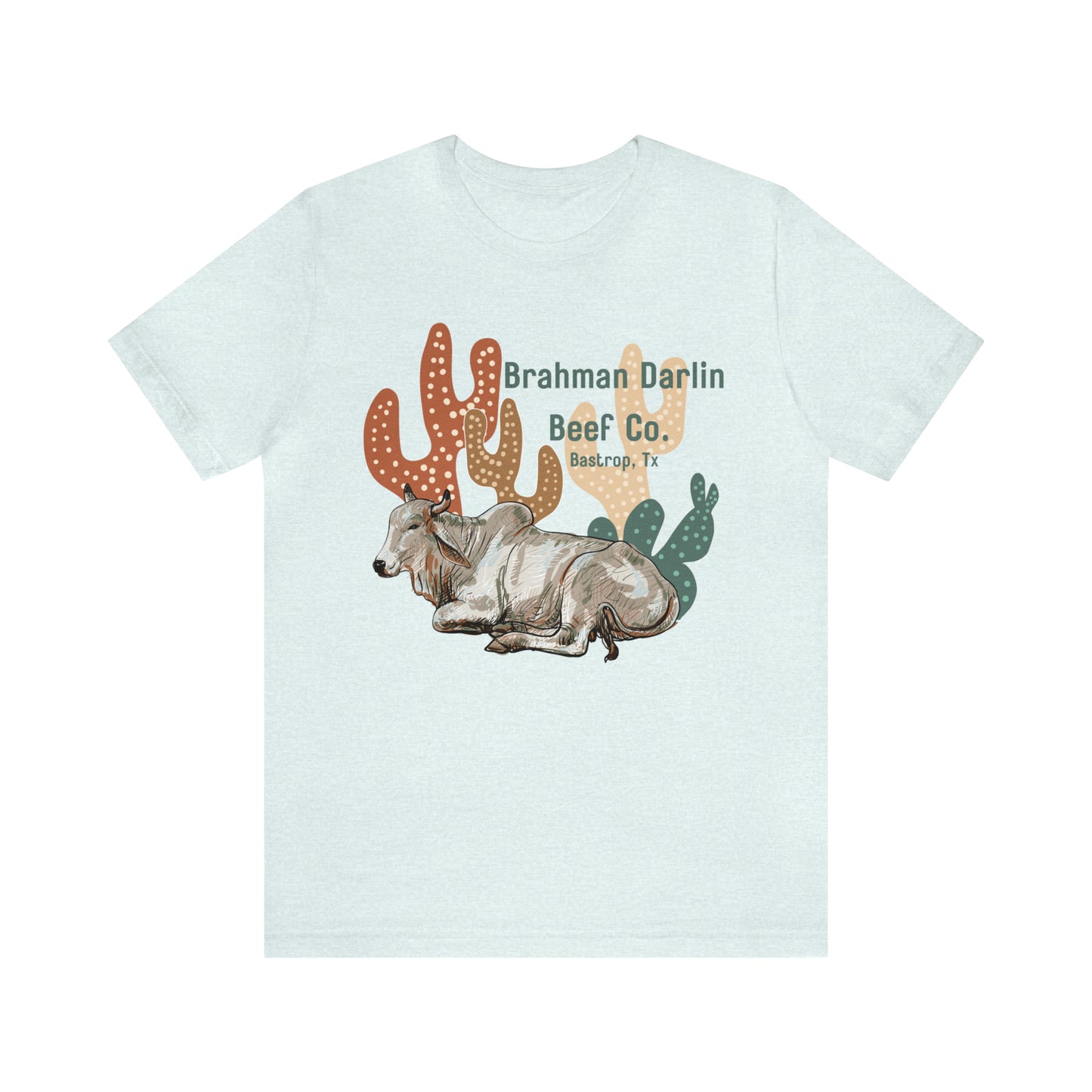 Brahman Darlin Beef Western Cactus Tee