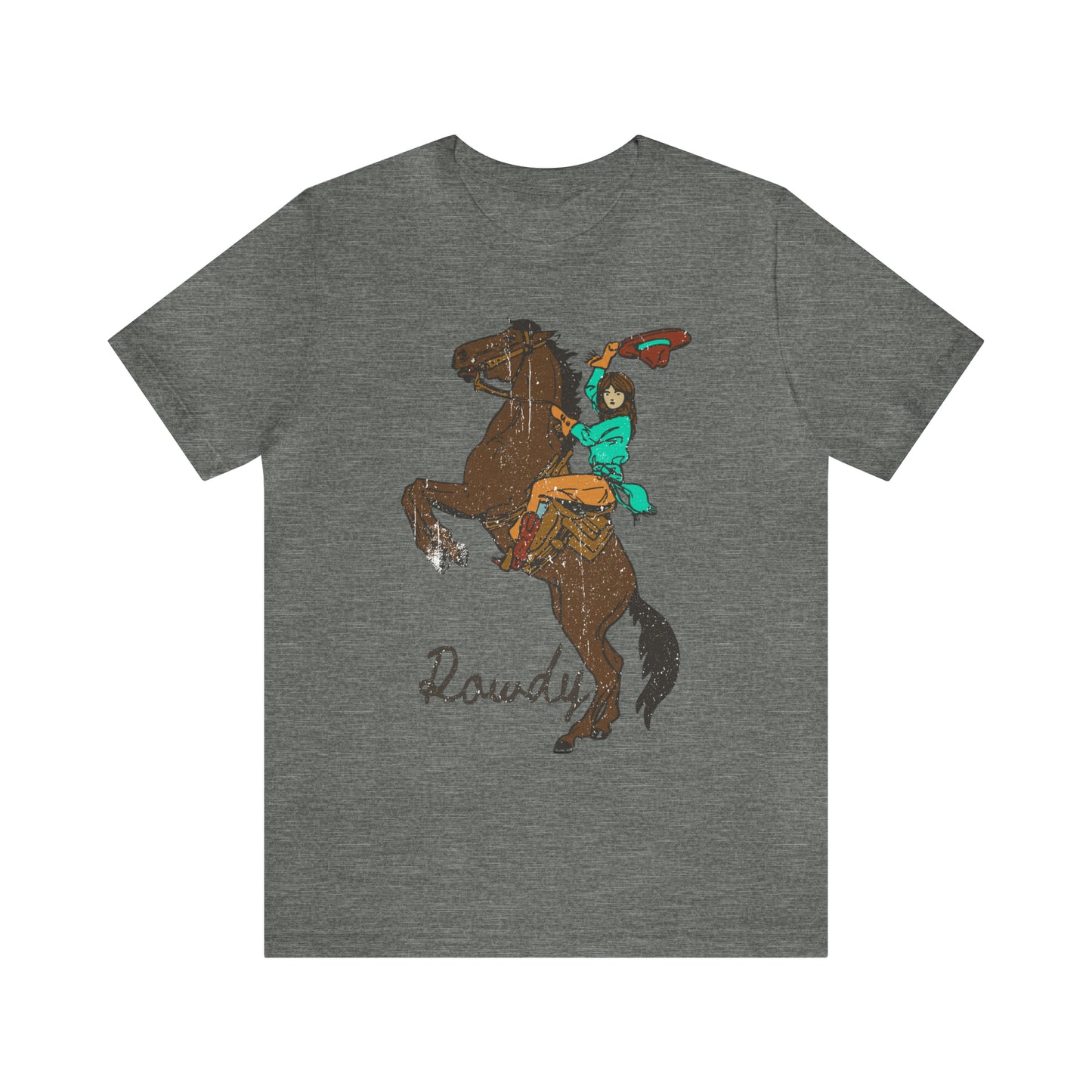 Rowdy Cowgirl Western tshirt