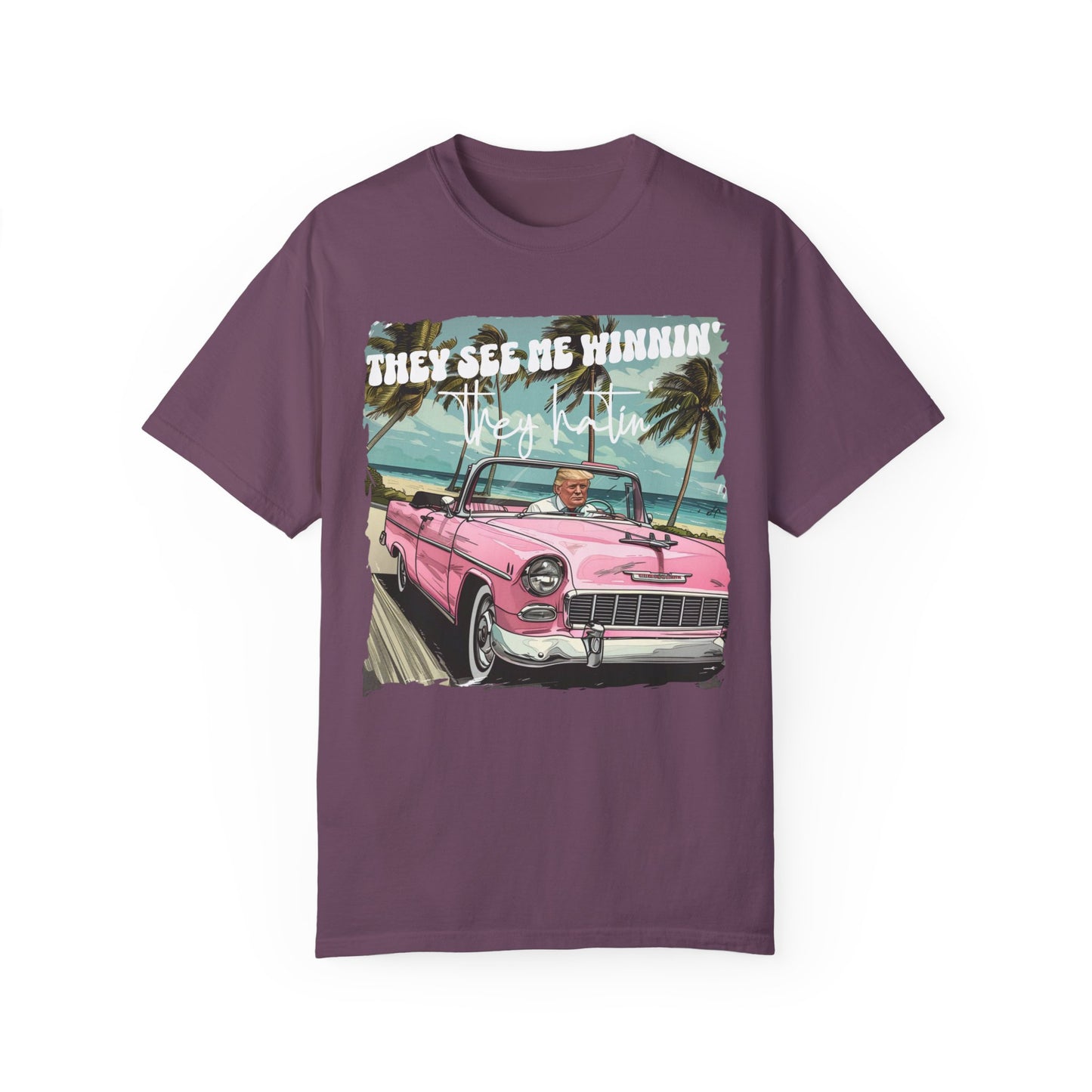 They See Me Winnin Trump 2024 Retro Car Shirt