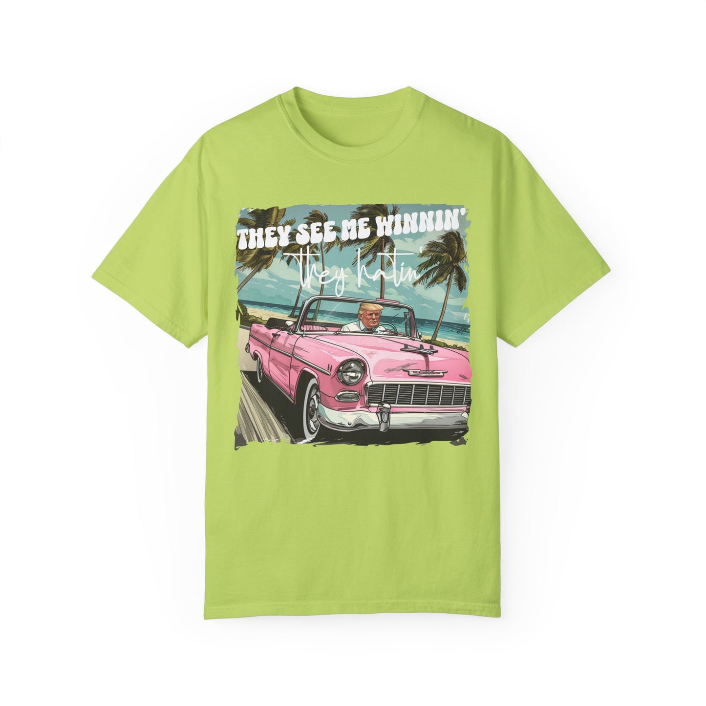 They See Me Winnin Trump 2024 Retro Car Shirt