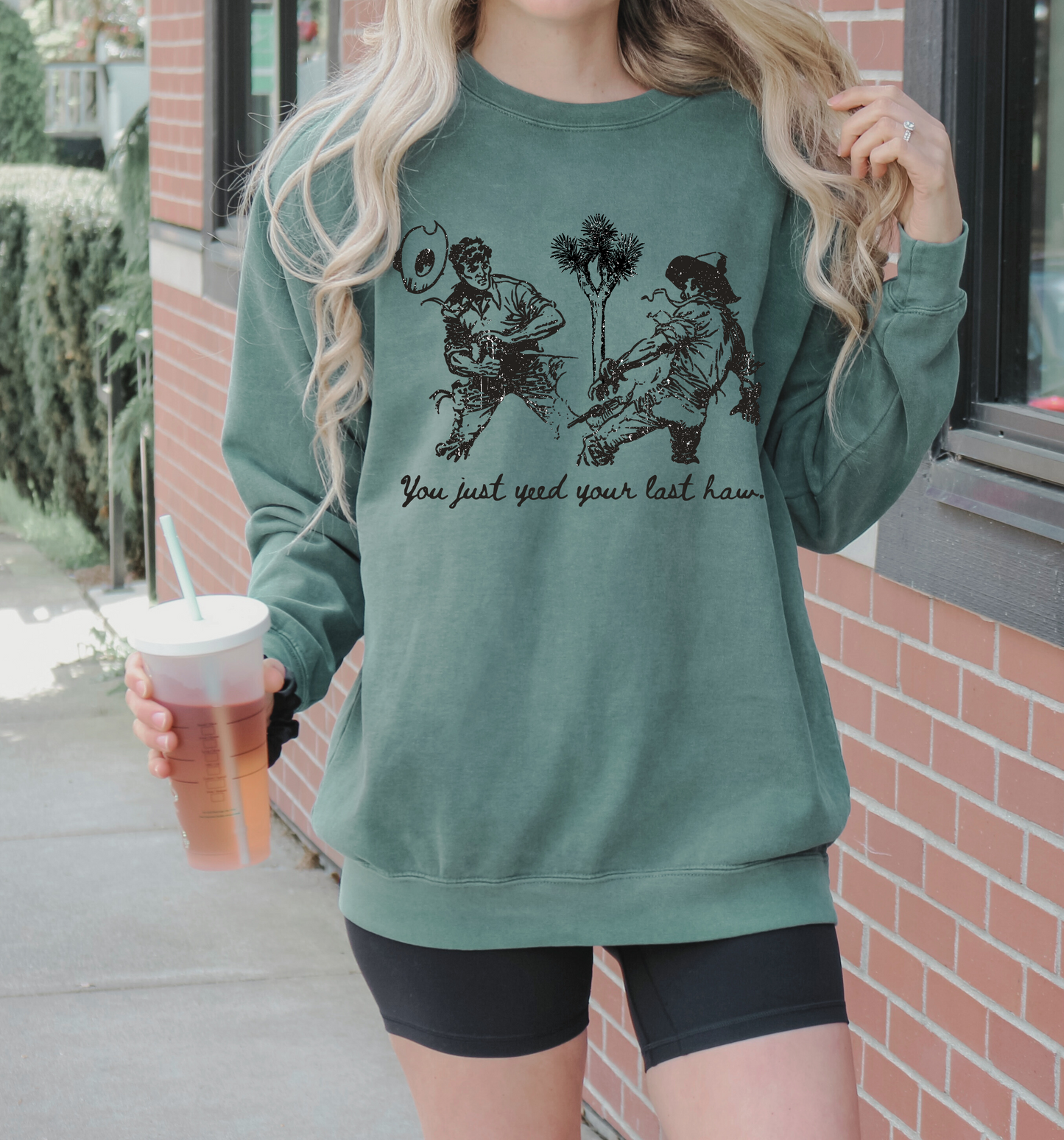 Comfort Colors Fighting Cowboys Crewneck