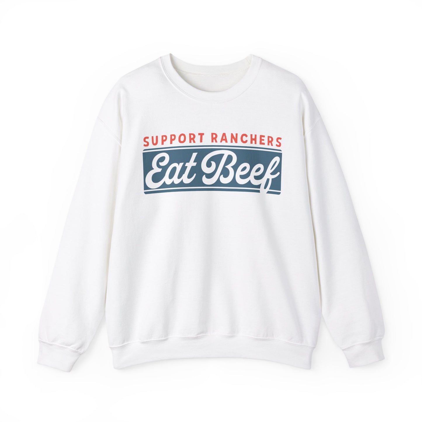 Support Ranchers Eat Beef Crewneck Sweatshirt