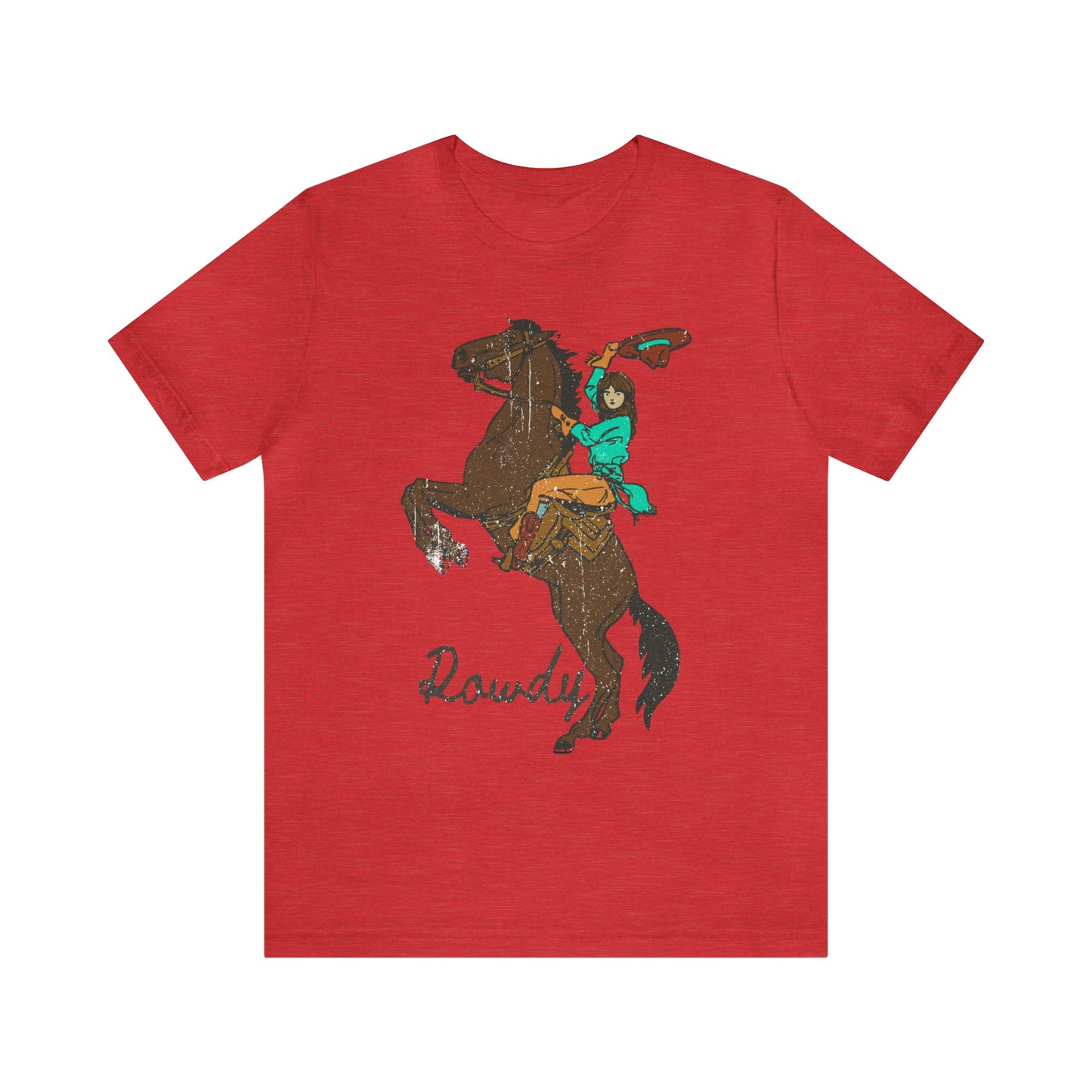 Rowdy Cowgirl Western tshirt