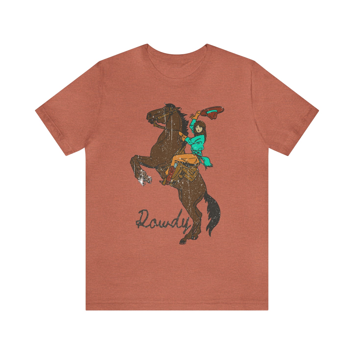 Rowdy Cowgirl Western tshirt