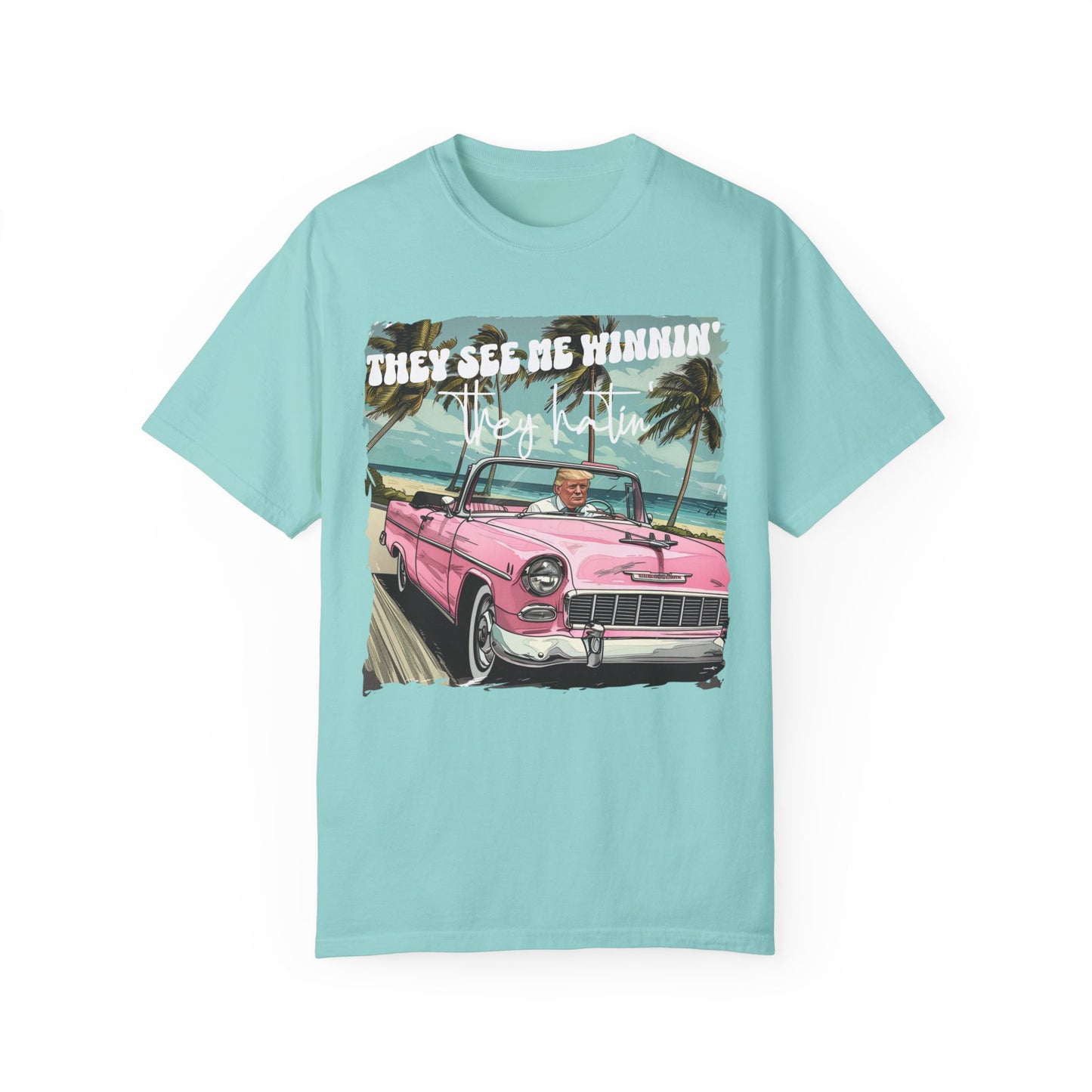 They See Me Winnin Trump 2024 Retro Car Shirt