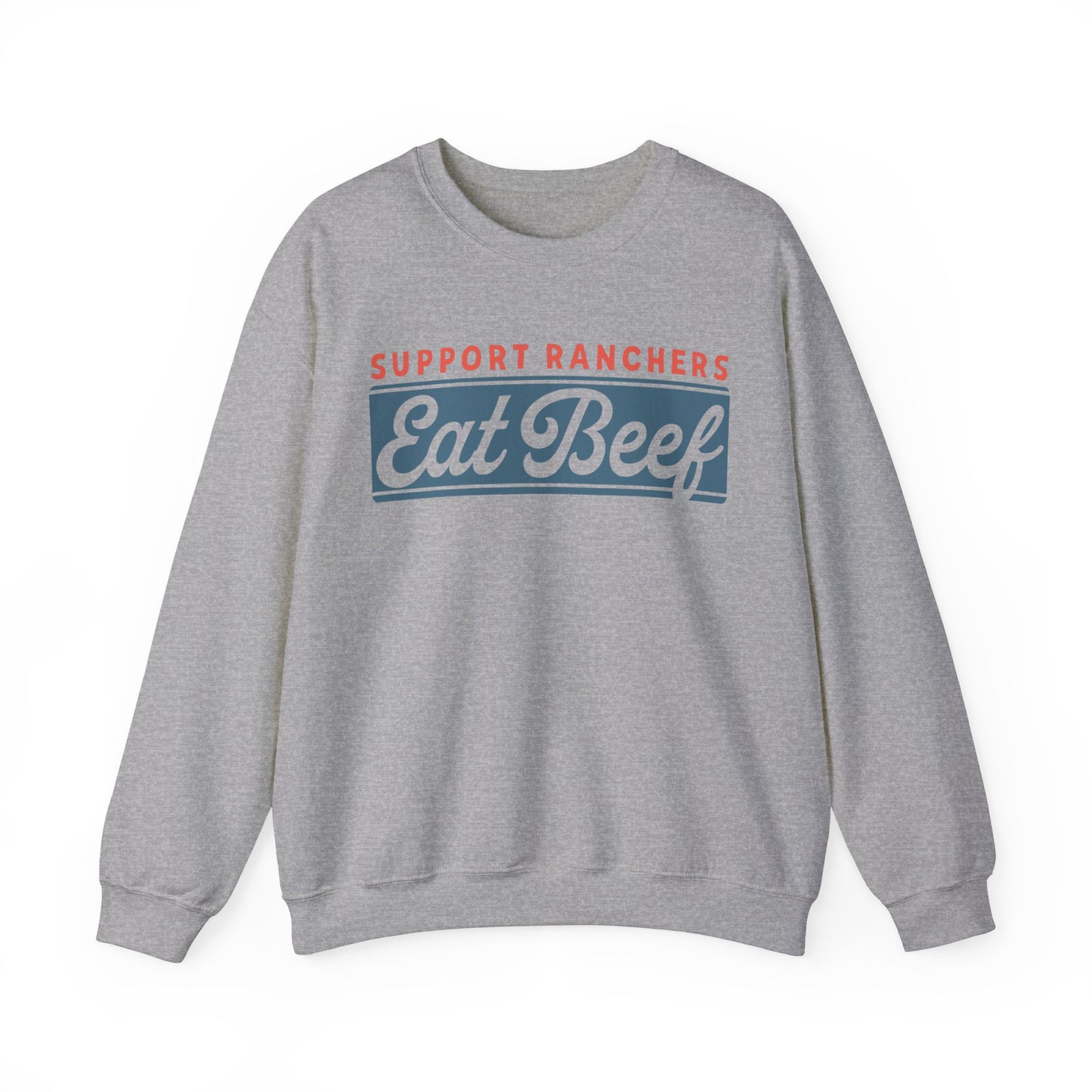 Support Ranchers Eat Beef Crewneck Sweatshirt