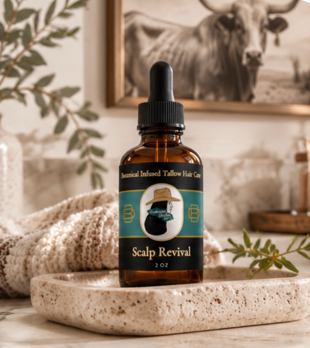 Scalp Revival Botanical Scalp Oil | Brahman Darlin | Tallow for Hair