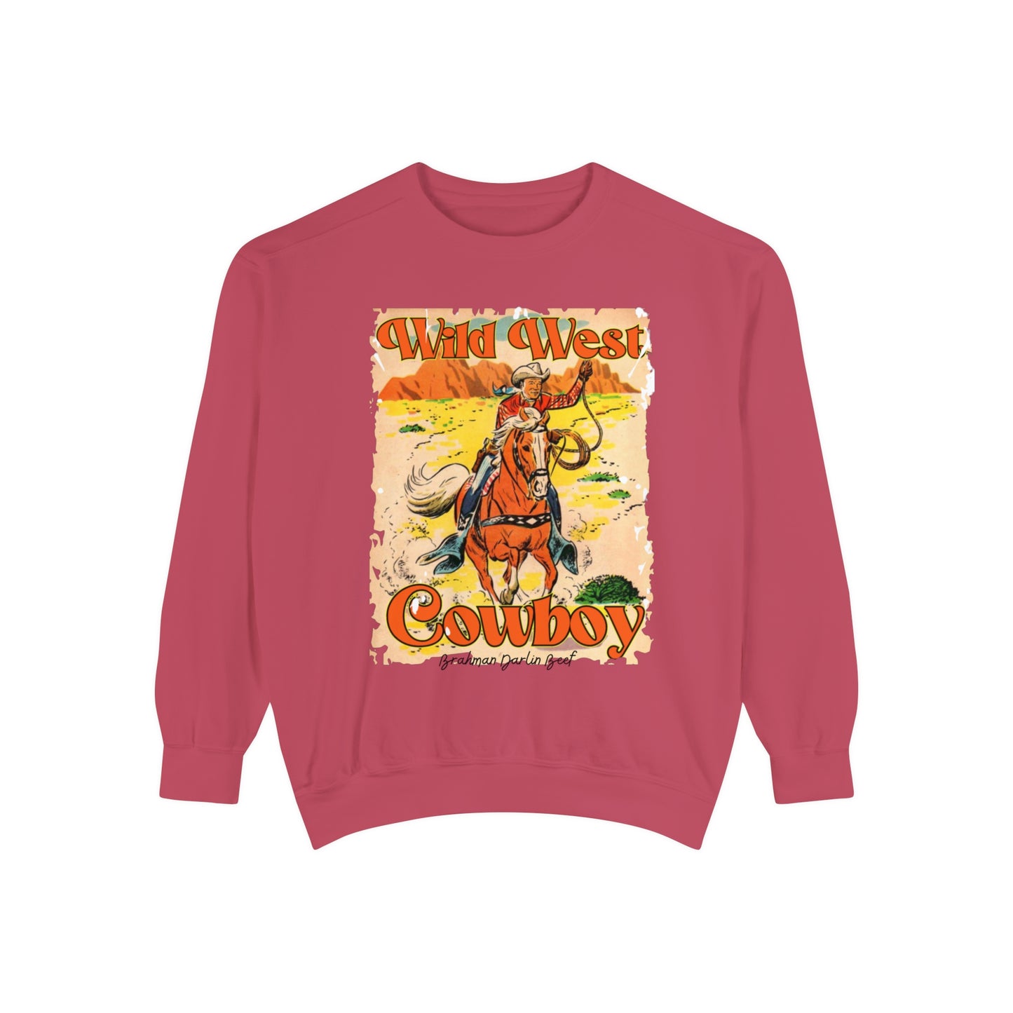 Wild West Cowboy Comfort Colors Crewneck