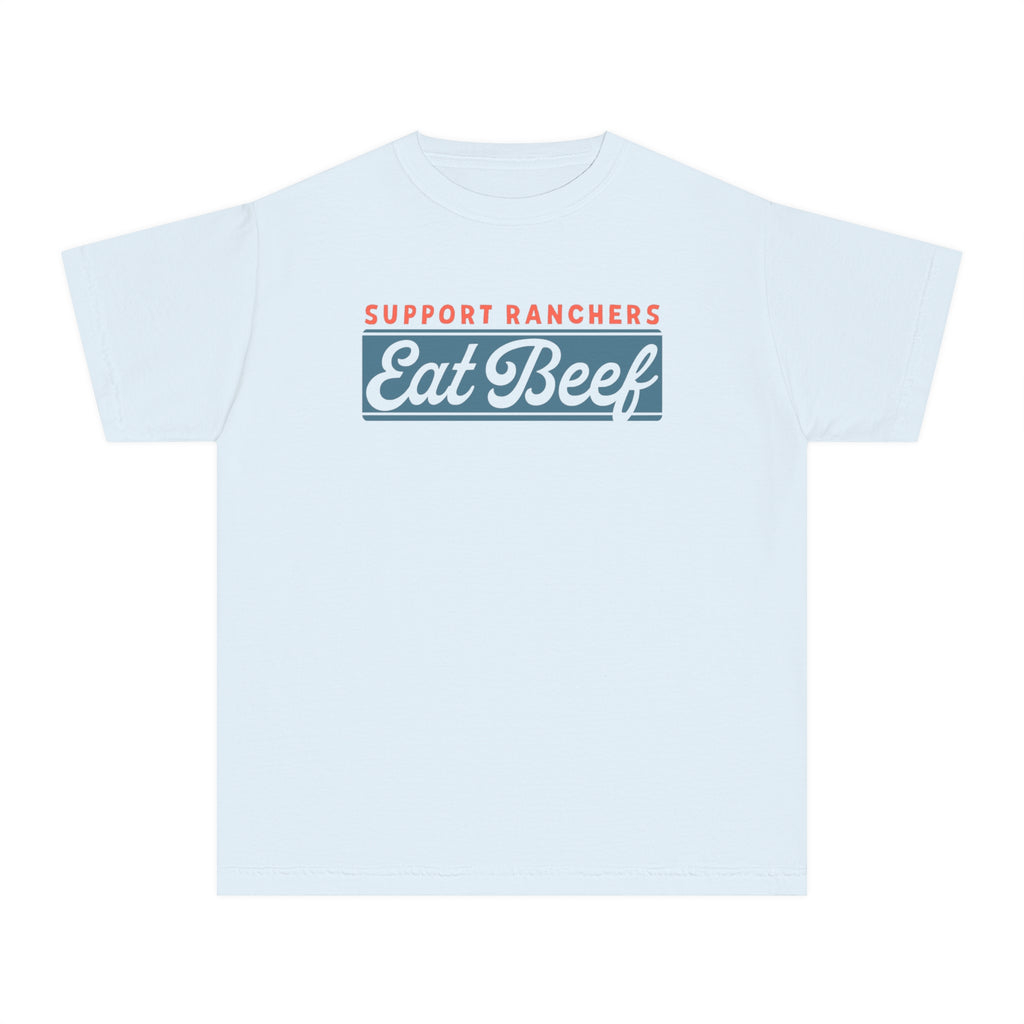 Youth Eat Beef Comfort Colors Shirt