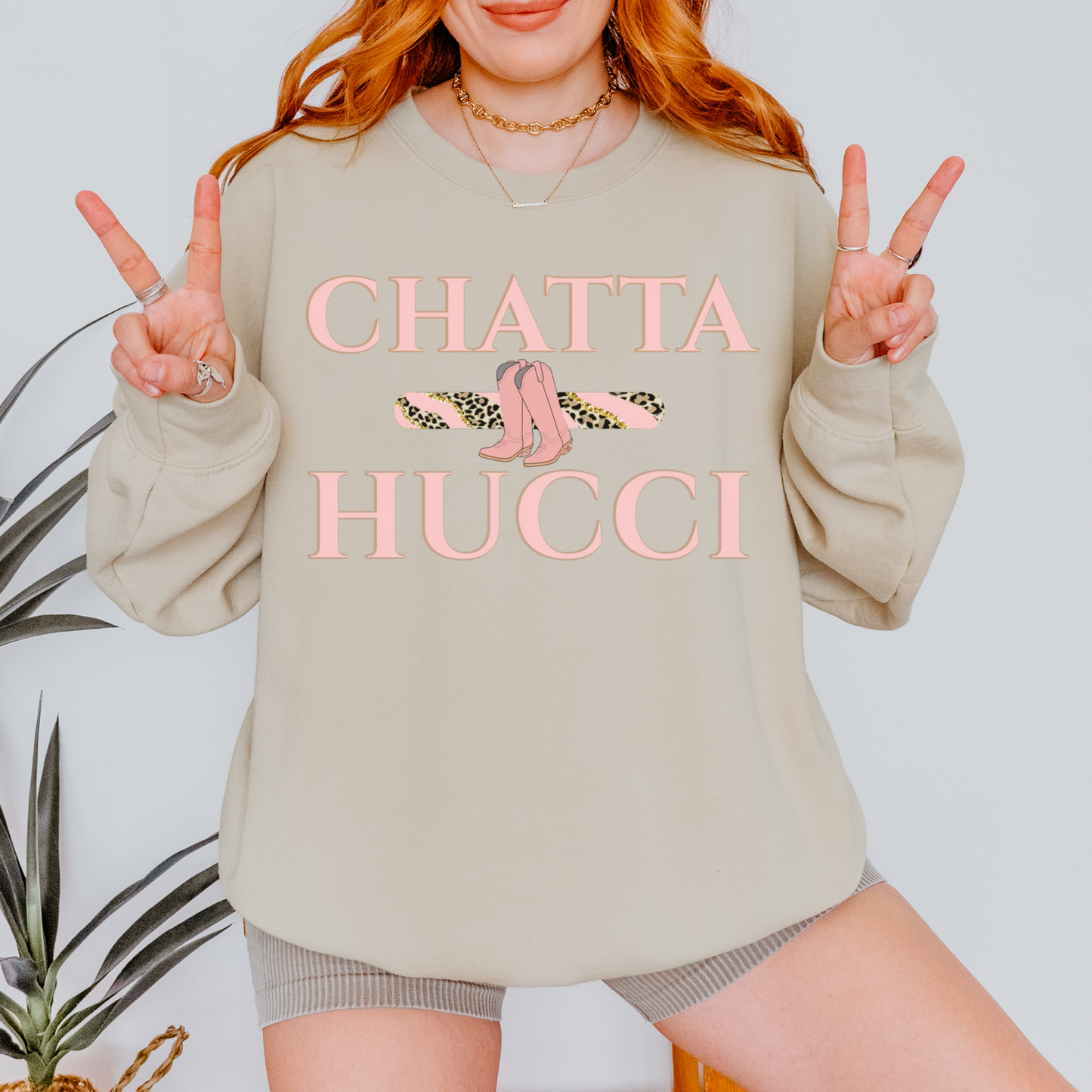 Chatta Hucci Crewneck Sweatshirt