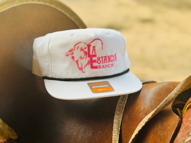 La Estancia Richardson Snap Back Hat Pink/White