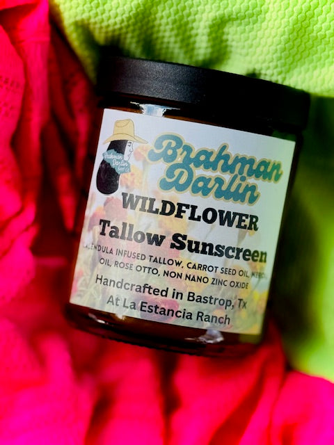 All Natural | Brahman Darlin Calendula Infused Mineral Sun Care |Tallow Sun Care