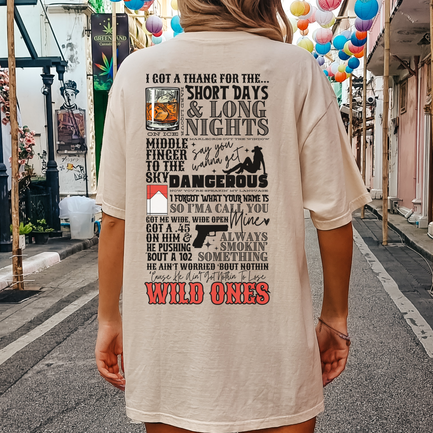 Wild Ones Two Sided Comfort Colors shirt