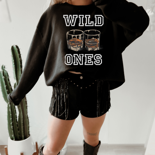 Wild Ones Whiskey Crewneck Sweatshirt