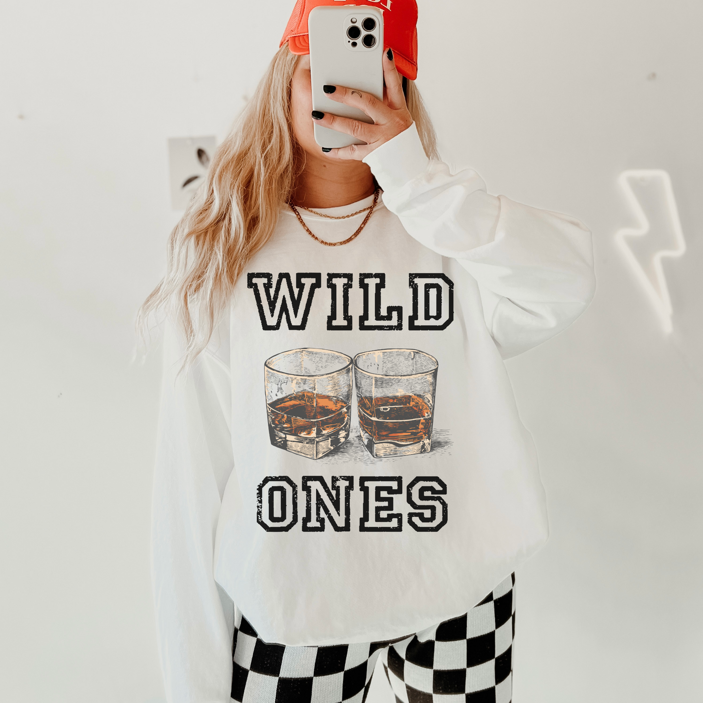 Wild Ones Whiskey Crewneck Sweatshirt