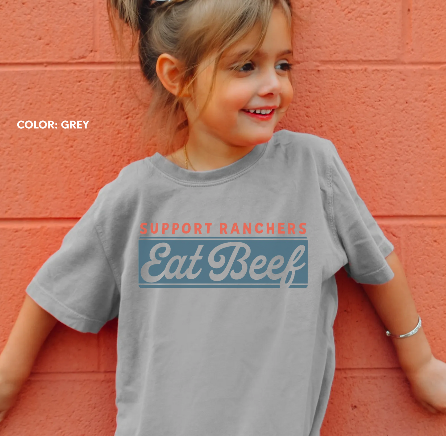 Youth Eat Beef Comfort Colors Shirt