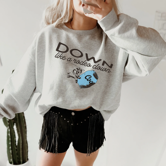 Rodeo Clown Crewneck Sweatshirt