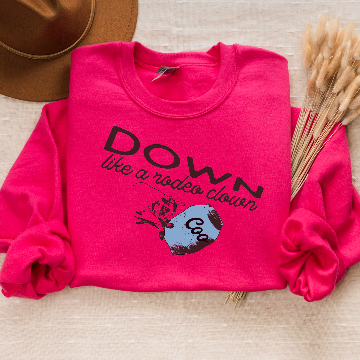 Rodeo Clown Crewneck Sweatshirt