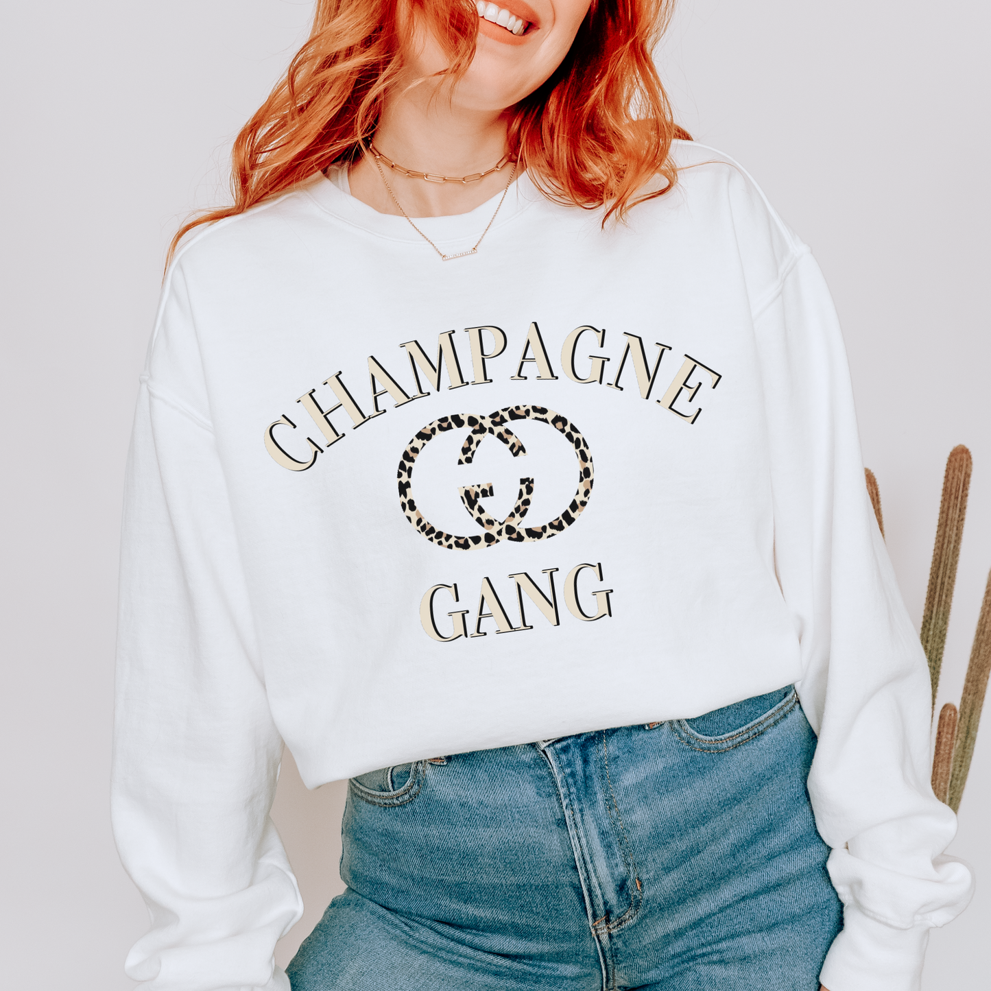 Champagne Gang Comfort Colors Crewneck