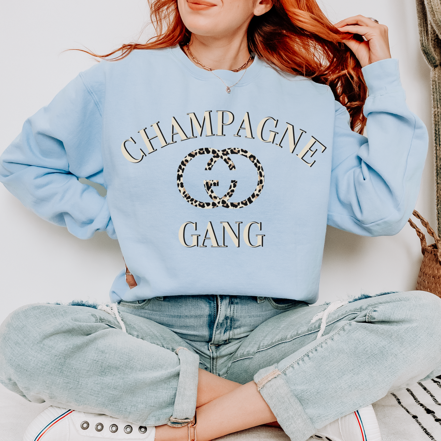 Champagne Gang Comfort Colors Crewneck