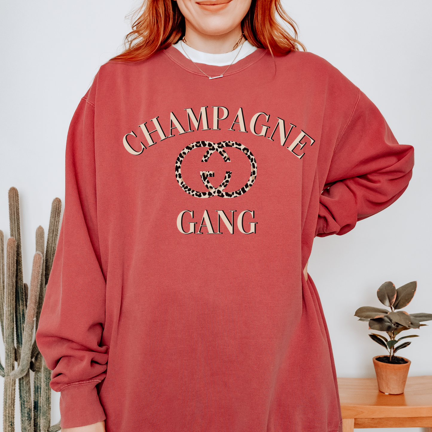 Champagne Gang Comfort Colors Crewneck