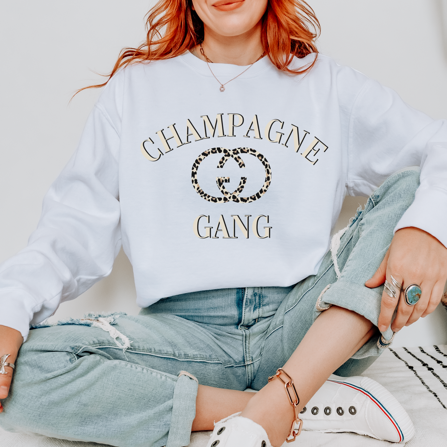 Champagne Gang Comfort Colors Crewneck