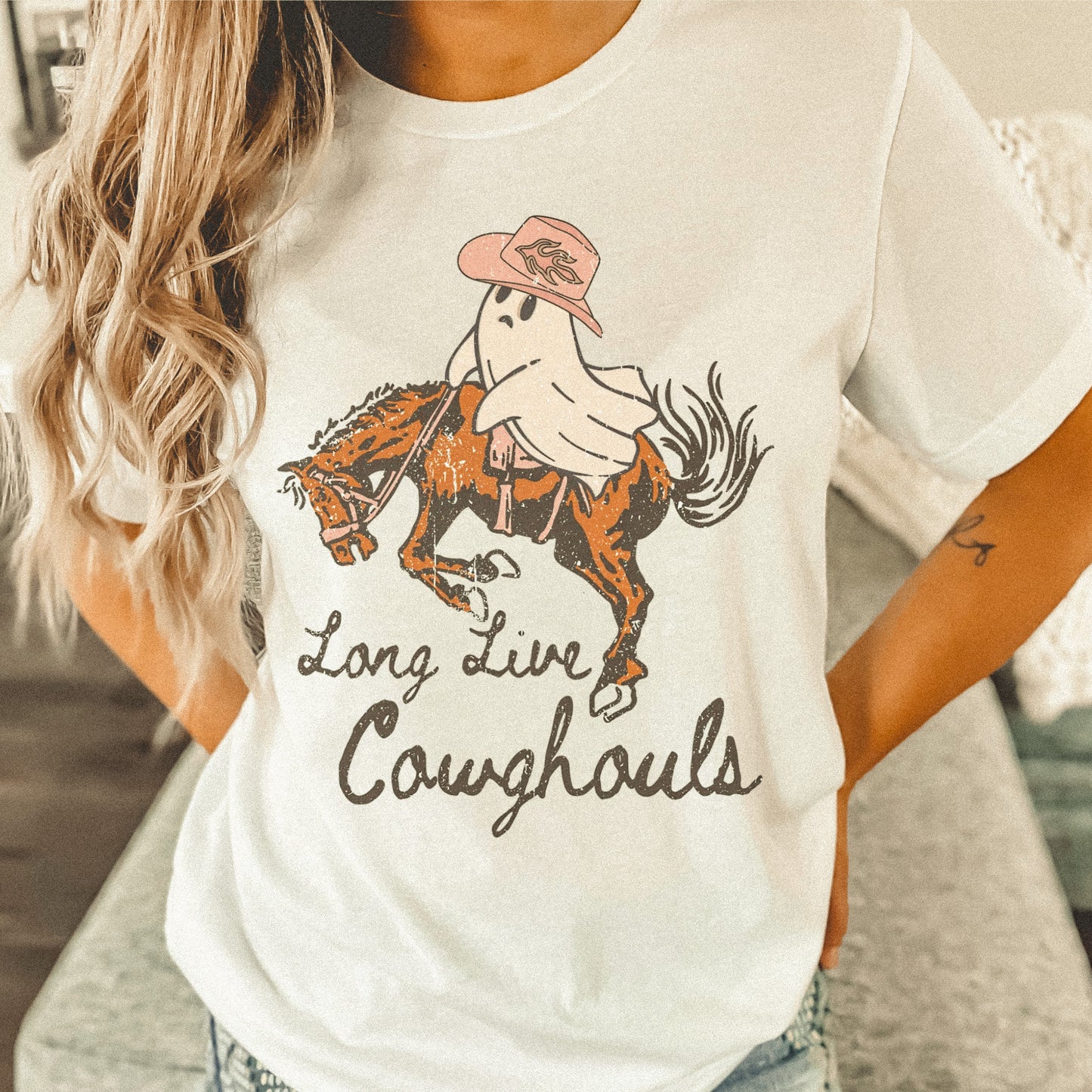 Long Live Cowghouls Western Halloween tshirt