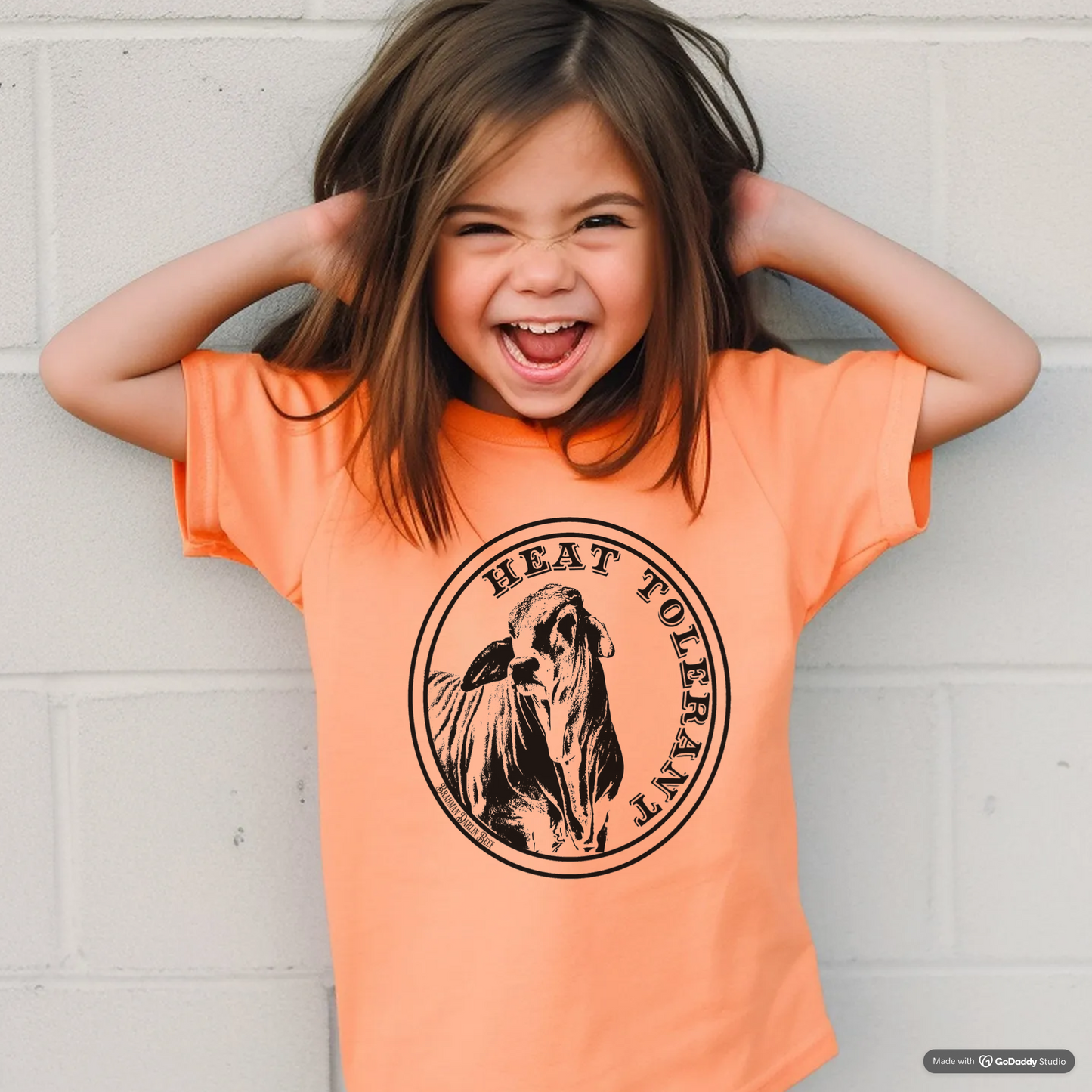 Brahman Cattle T-Shirt for Youth