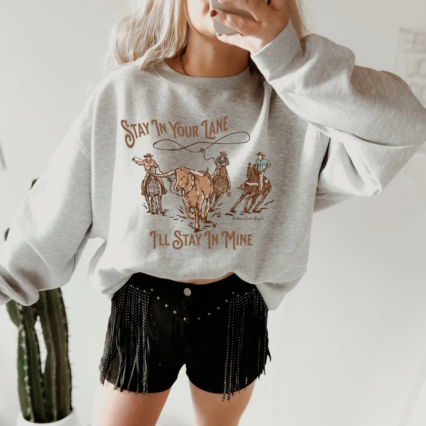 western crewneck