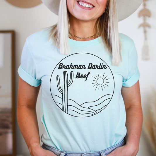 Brahman Darlin Sunset Desert Vibes Tee