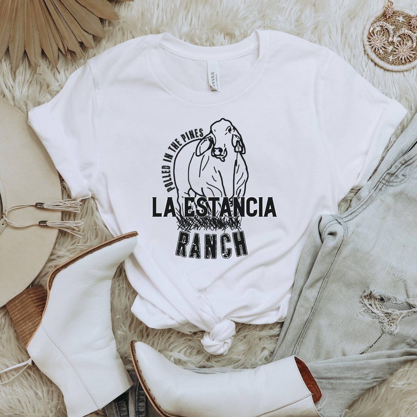 La Estancia Ranch Polled In The Pine Tee