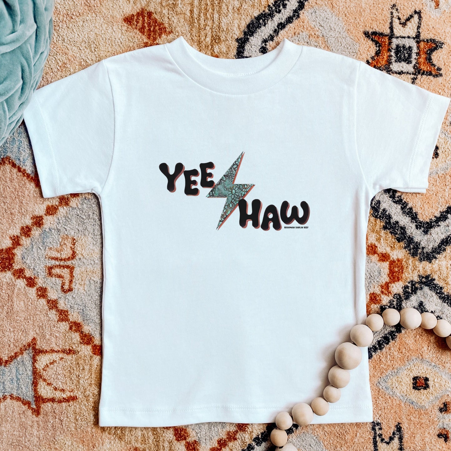 Brahman Darlin Kids, Yee Haw Onesie