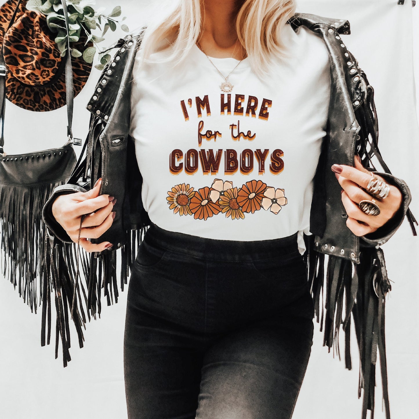 Here For The Cowboys Tee