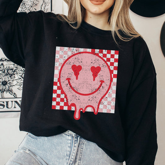 Retro Smiley Face Sweatshirt