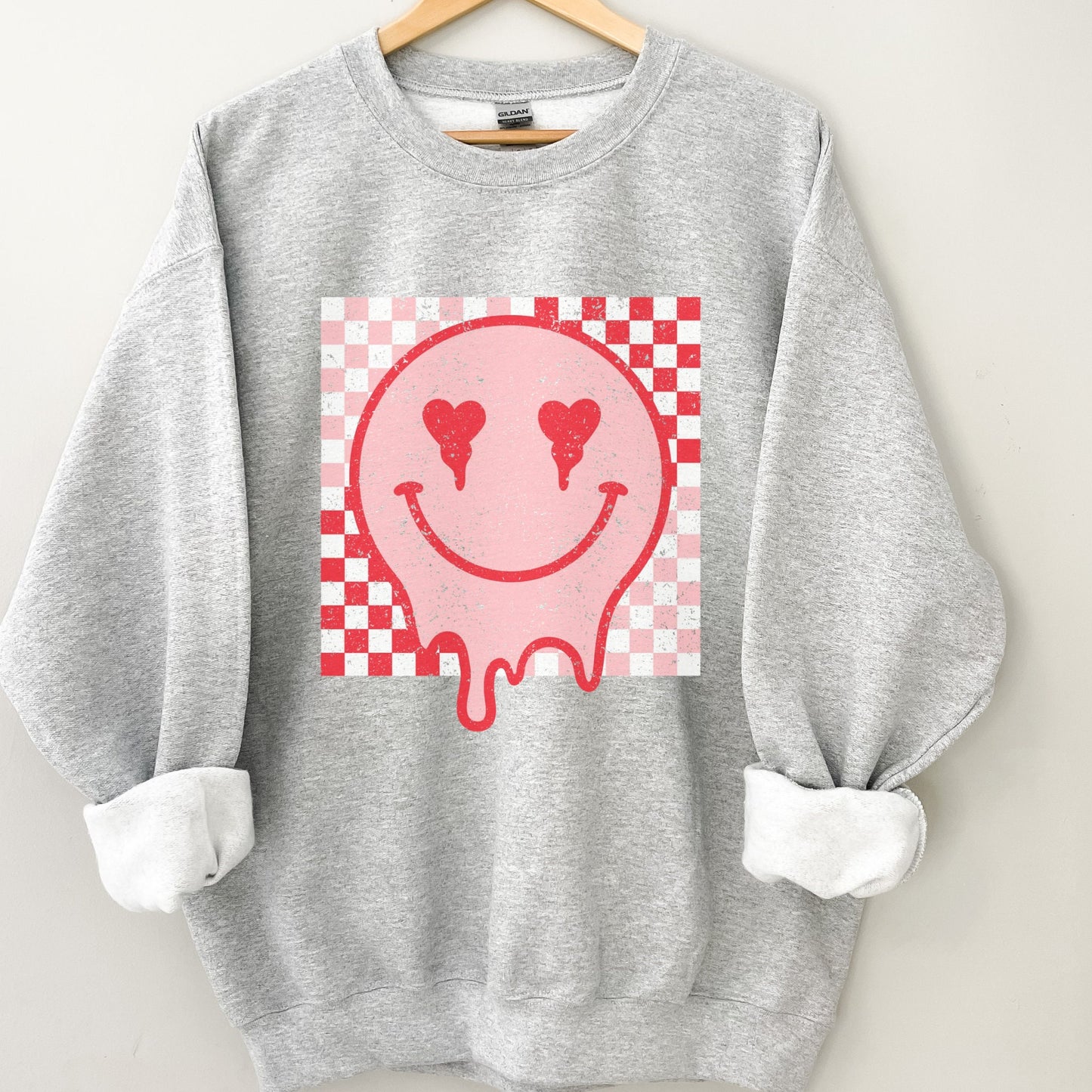 Retro Smiley Face Sweatshirt