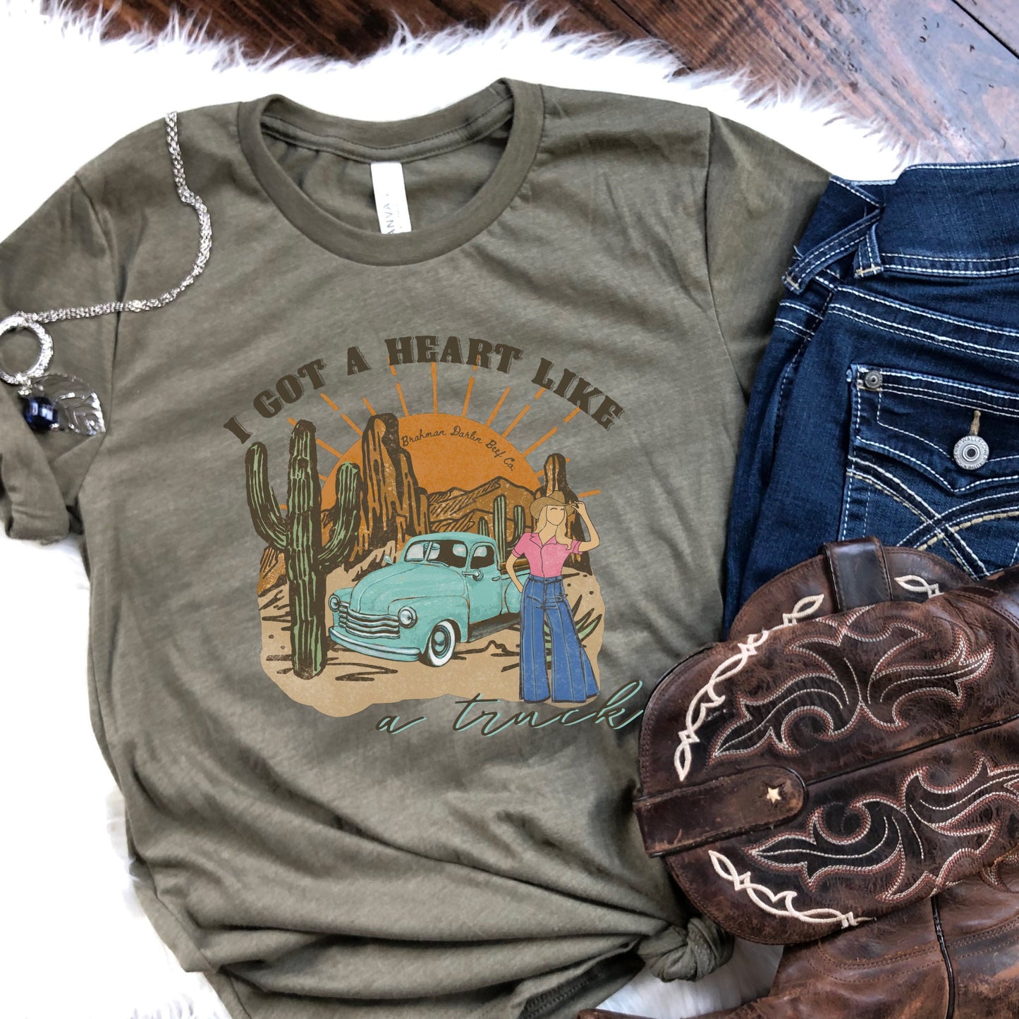 Heart Like A Truck Tee