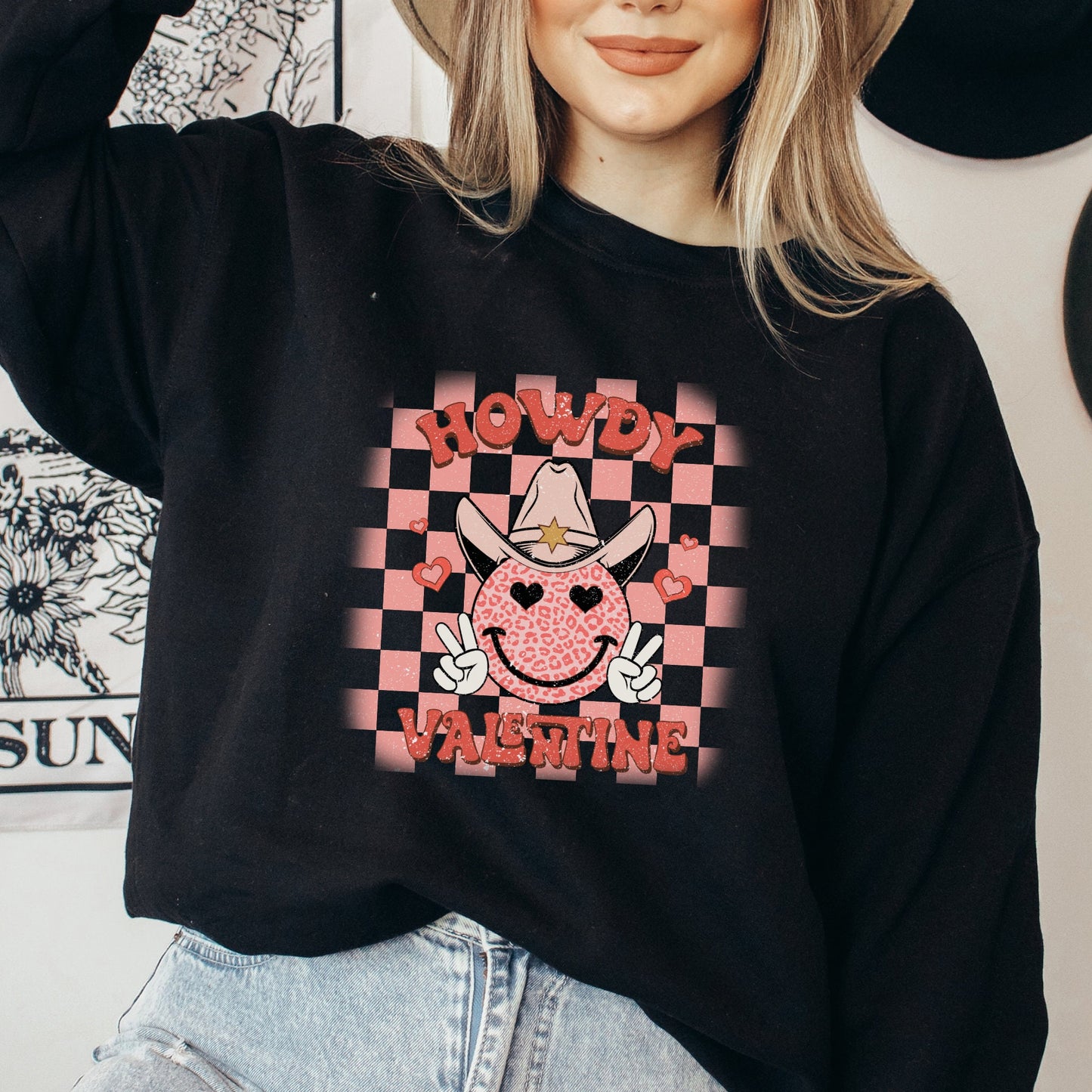 Howdy Valentine Sweatshirt