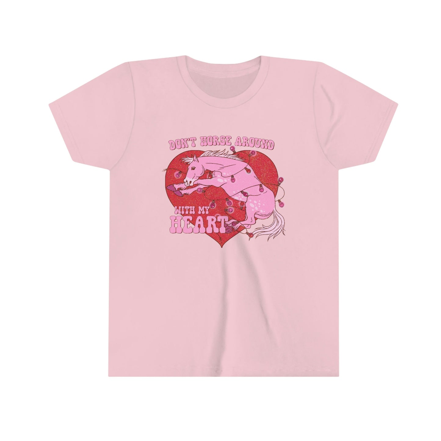 Youth Valentines Horse shirt