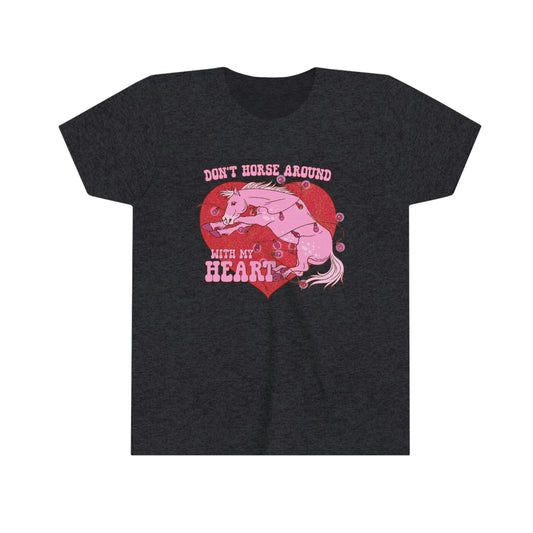 Youth Valentines Horse shirt