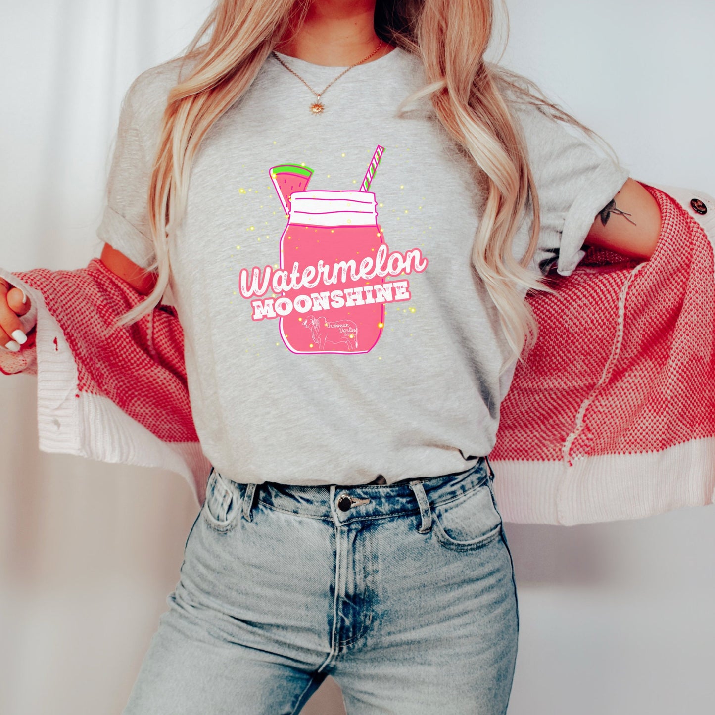 Watermelon Moonshine Lainey Tee