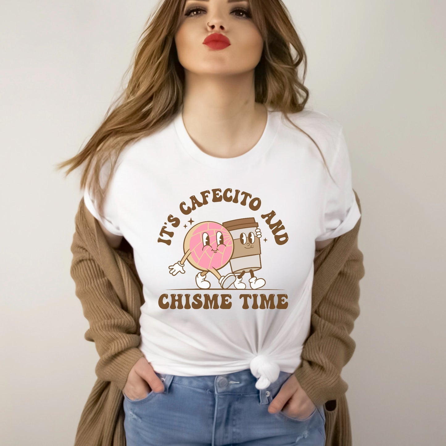 Cafecito and Chisme Time Tee