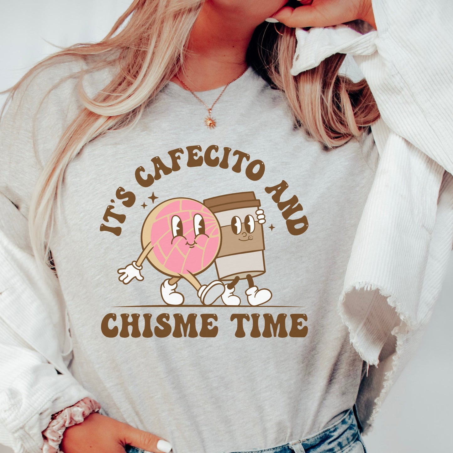 Cafecito and Chisme Time Tee