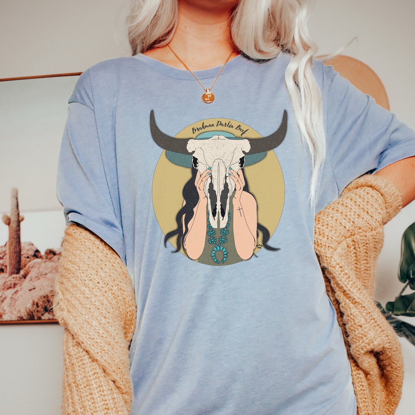 Western Skull Woman Tee