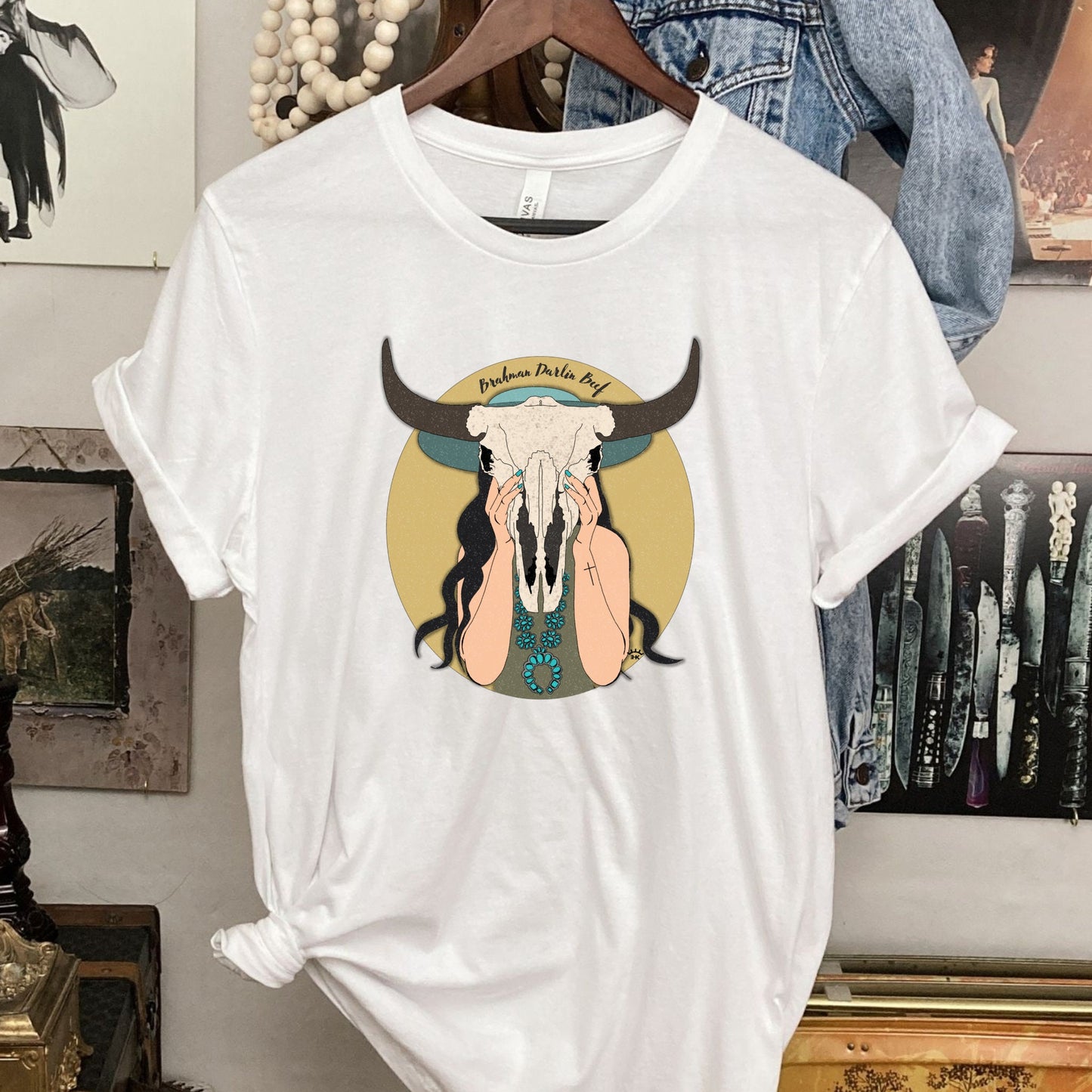 Western Skull Woman Tee