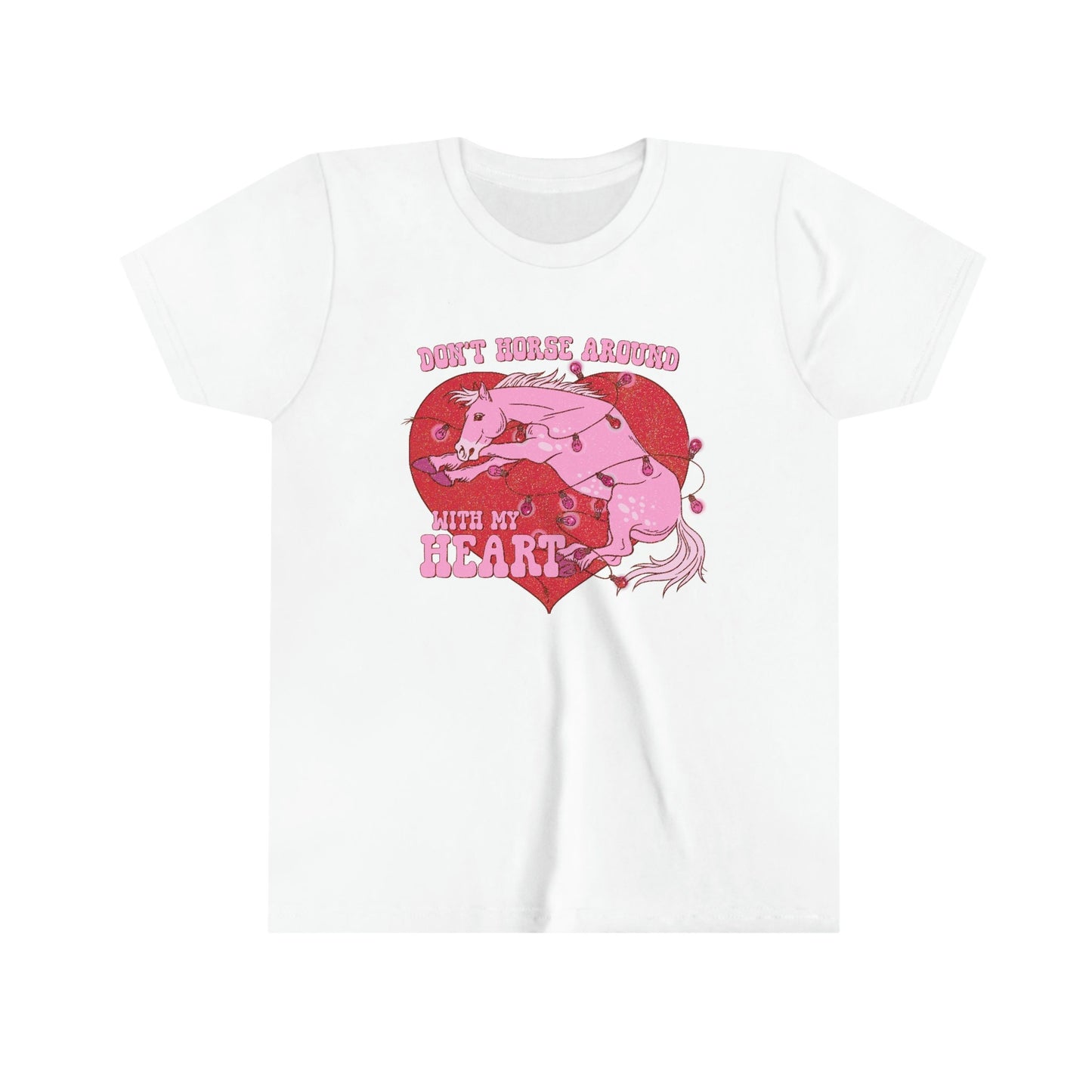 Youth Valentines Horse shirt