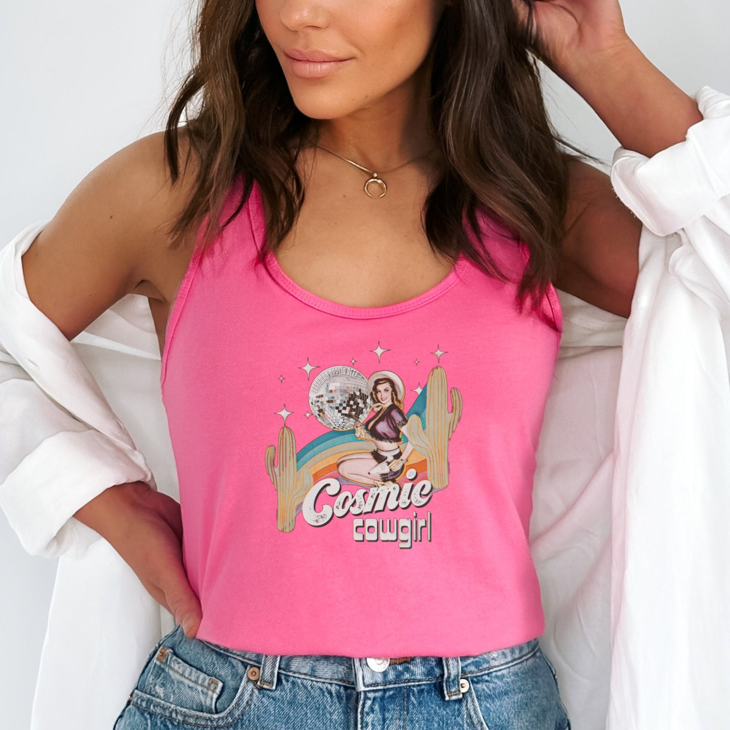 Cosmic Cowgirl Tank Top