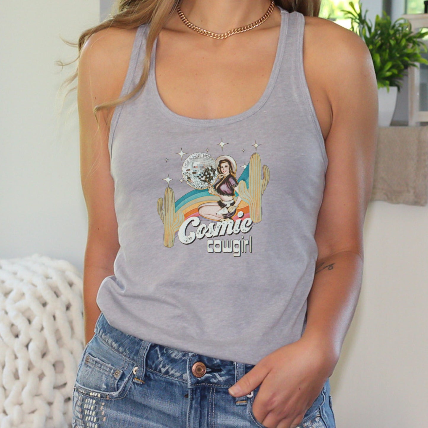 Cosmic Cowgirl Tank Top