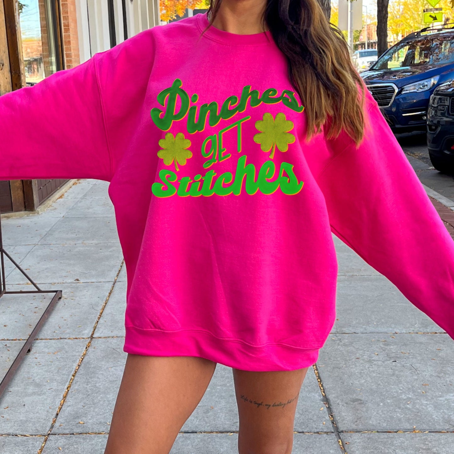 Funny St Patricks Day crewneck sweatshirt