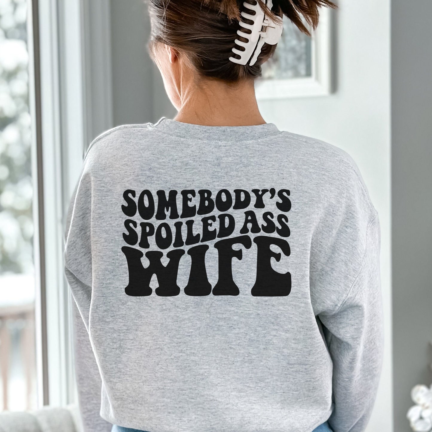 Retro Spoiled Wifey Sweatshirt