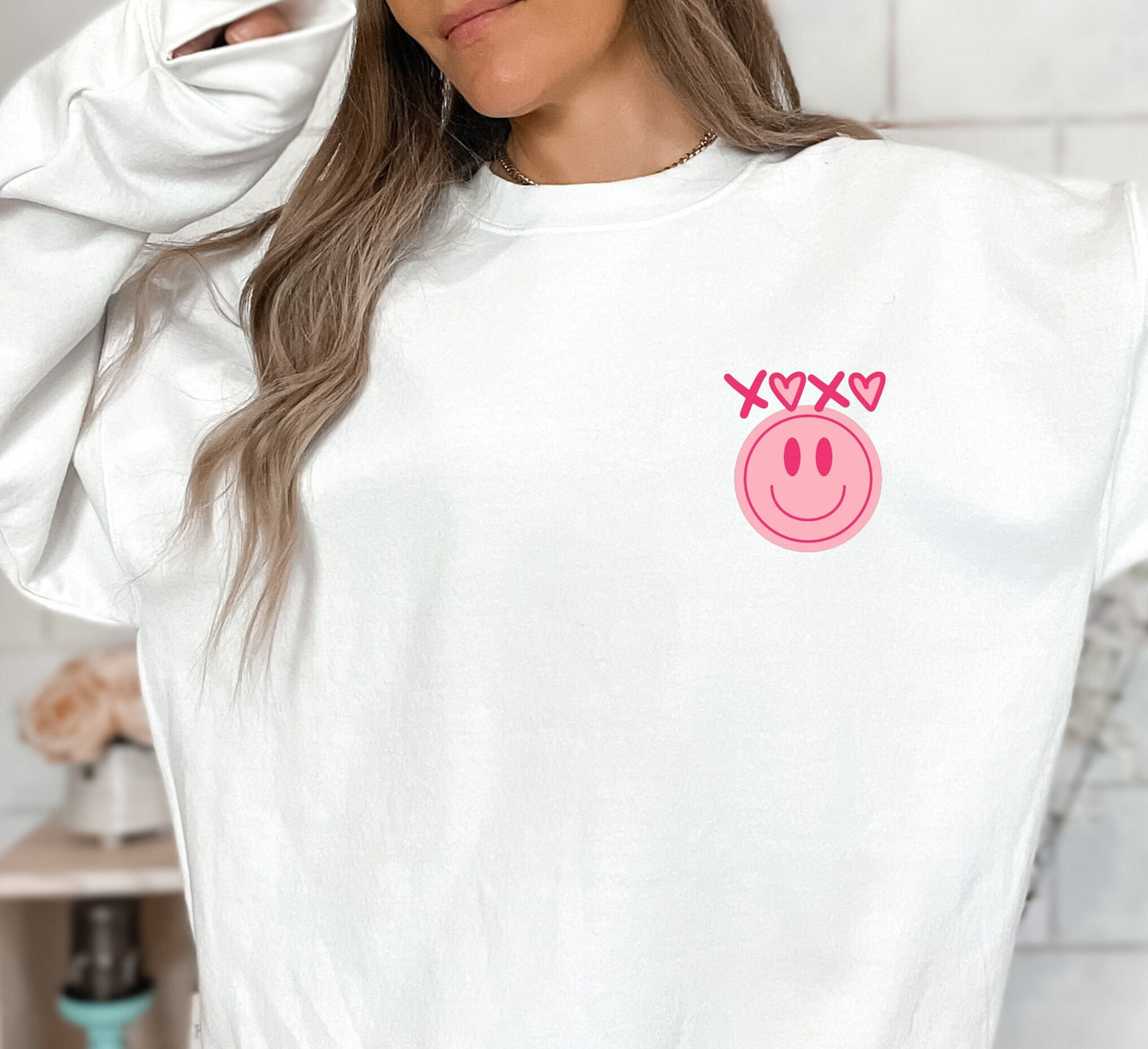 XOXO Smiley Sweatshirt